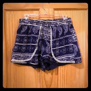 Miami Navy & White Shorts